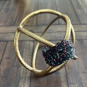 Boho Beaded Cuff Wrap Bracelet